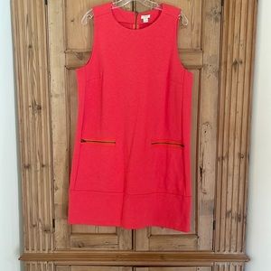 J. Crew coral dress size L.